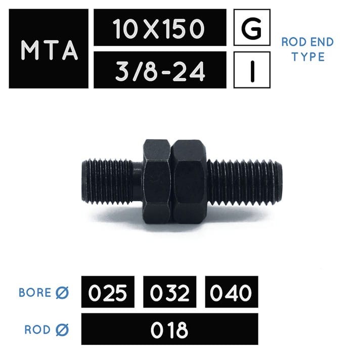 MTA10X150 • MTA3/8-24 • Accesoriu capăt tijă fix
